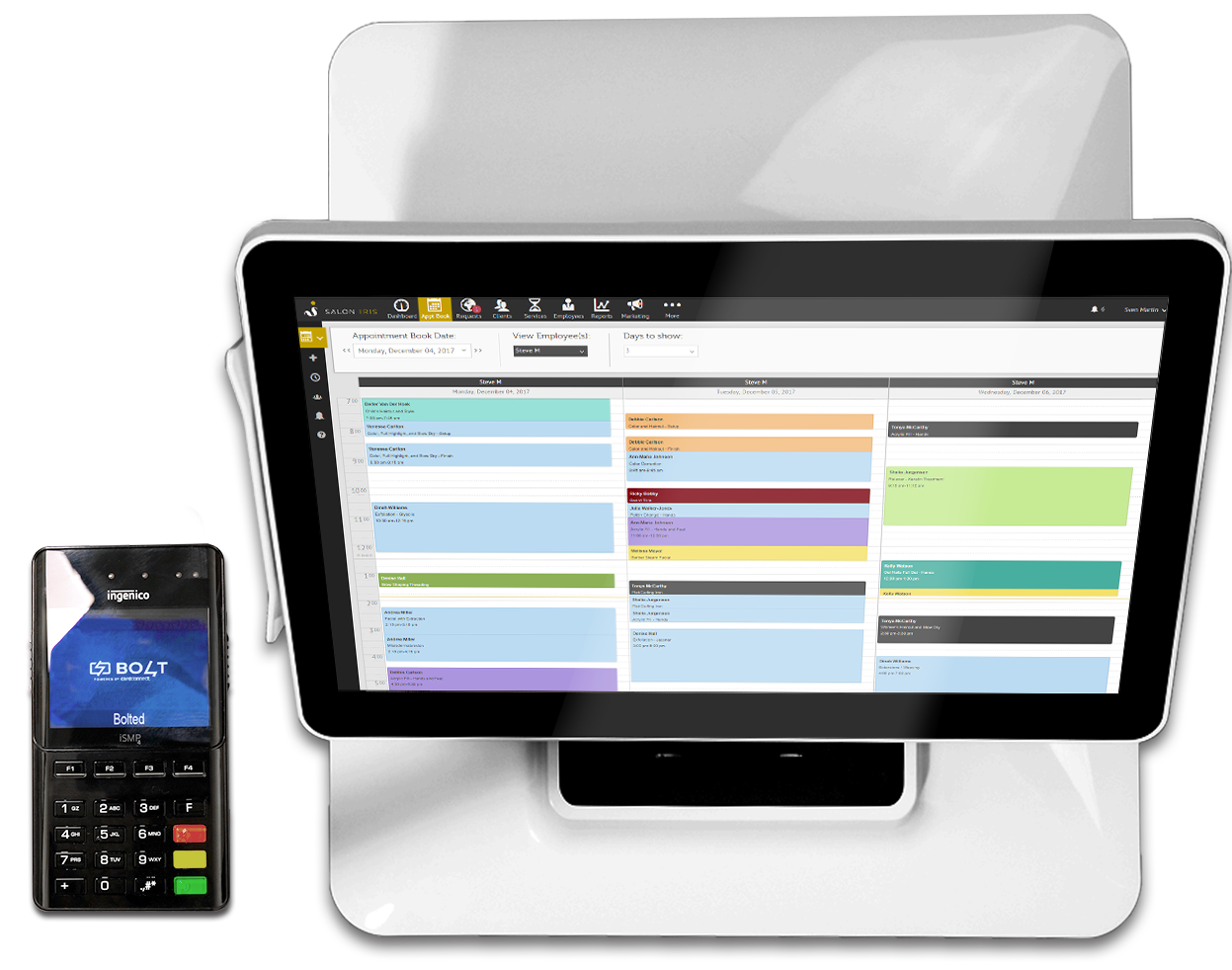 new elo and iccp, wellness spa software