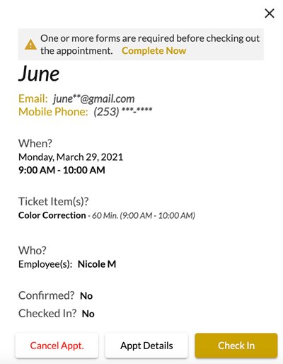 online forms, waivers, consent forms